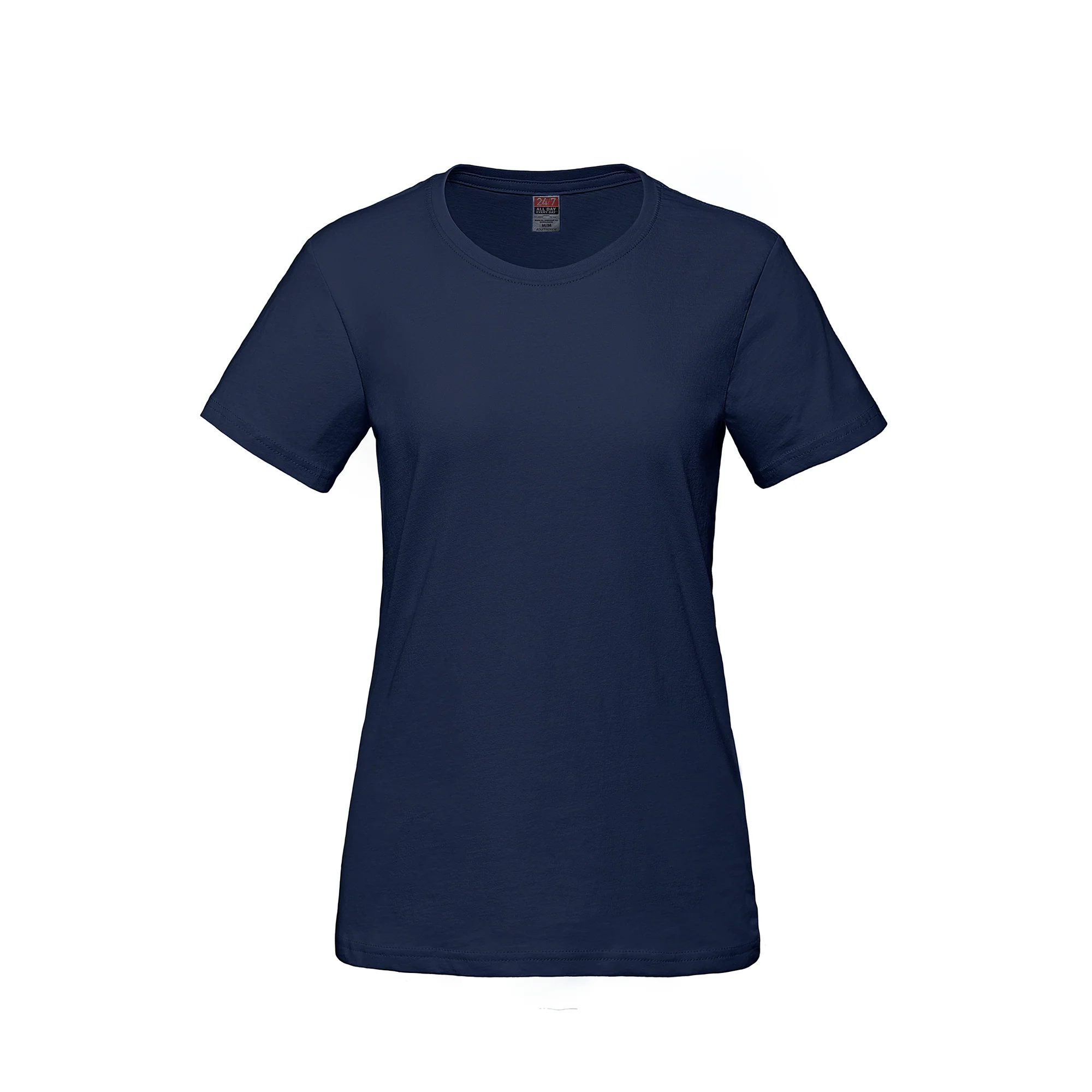 Ladies RING SPUN Combed Cotton Crewneck T-Shirt-CSW