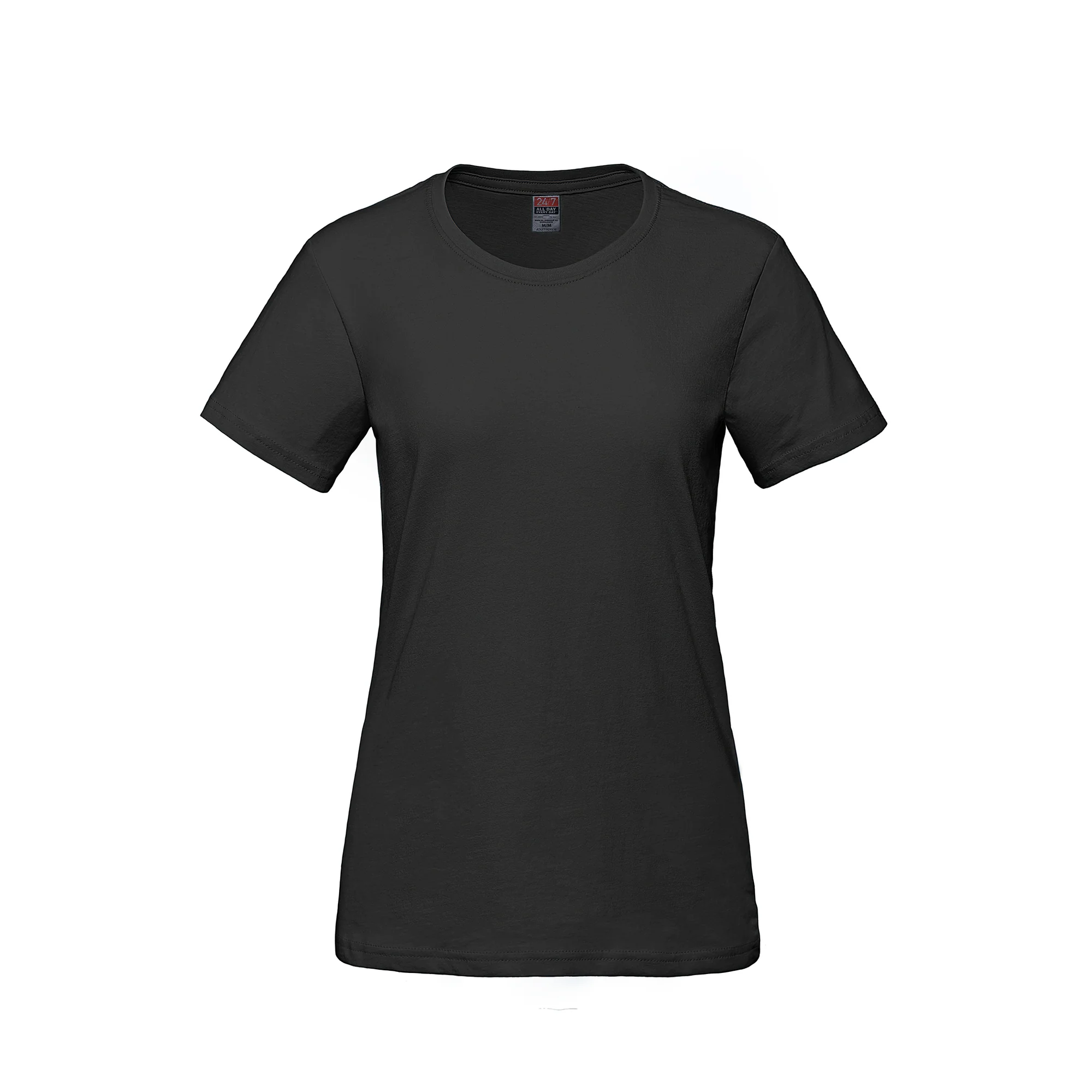 Ladies RING SPUN Combed Cotton Crewneck T-Shirt-CSW