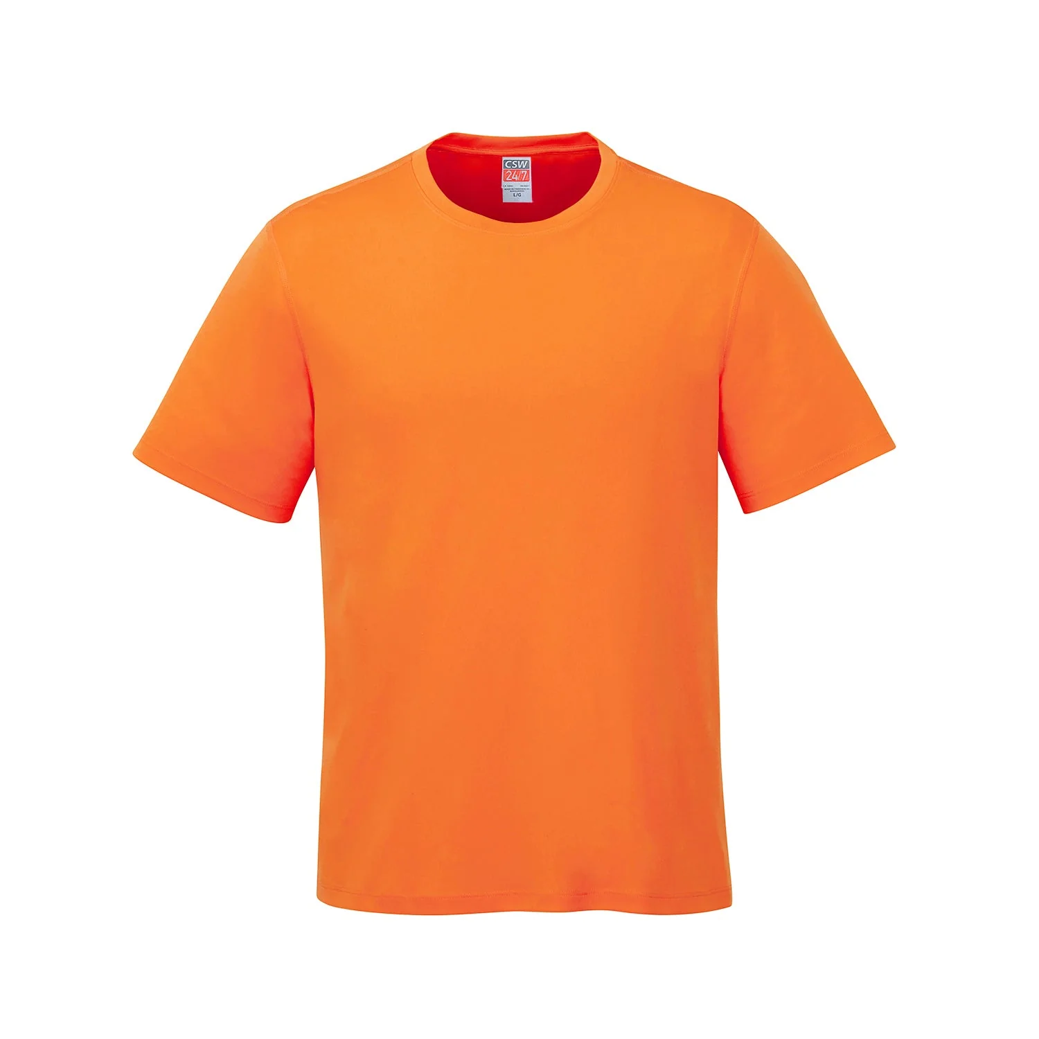 Adult RING SPUN Combed Cotton Crewneck T-Shirt-CSW - Color Image 1