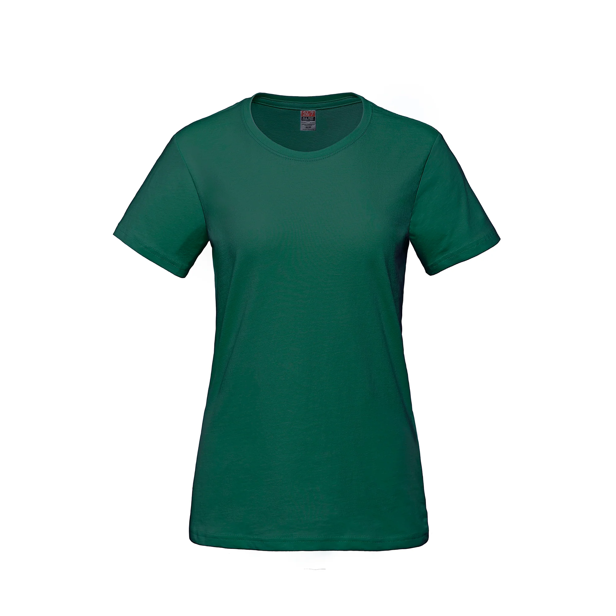 Ladies RING SPUN Combed Cotton Crewneck T-Shirt-CSW