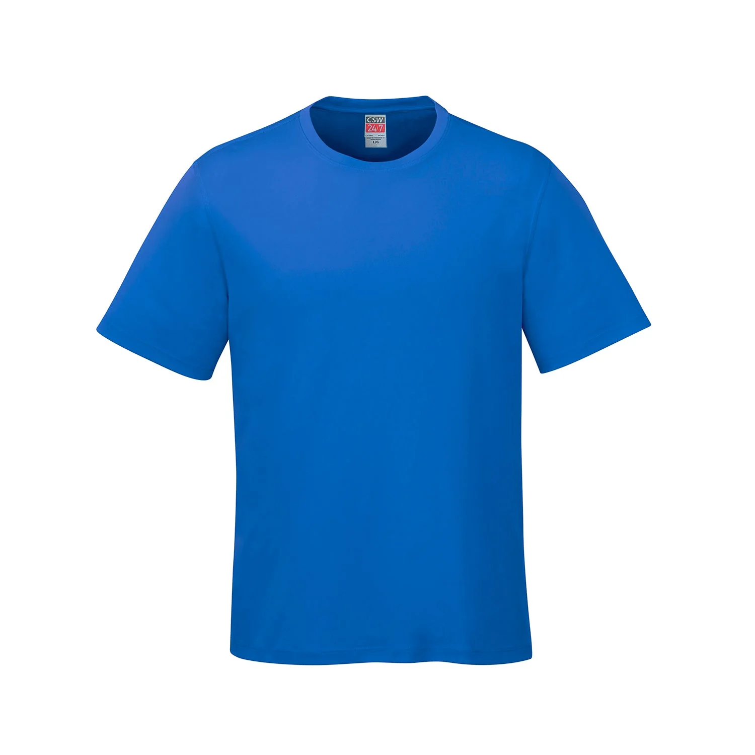 Adult RING SPUN Combed Cotton Crewneck T-Shirt-CSW - Color Image 1