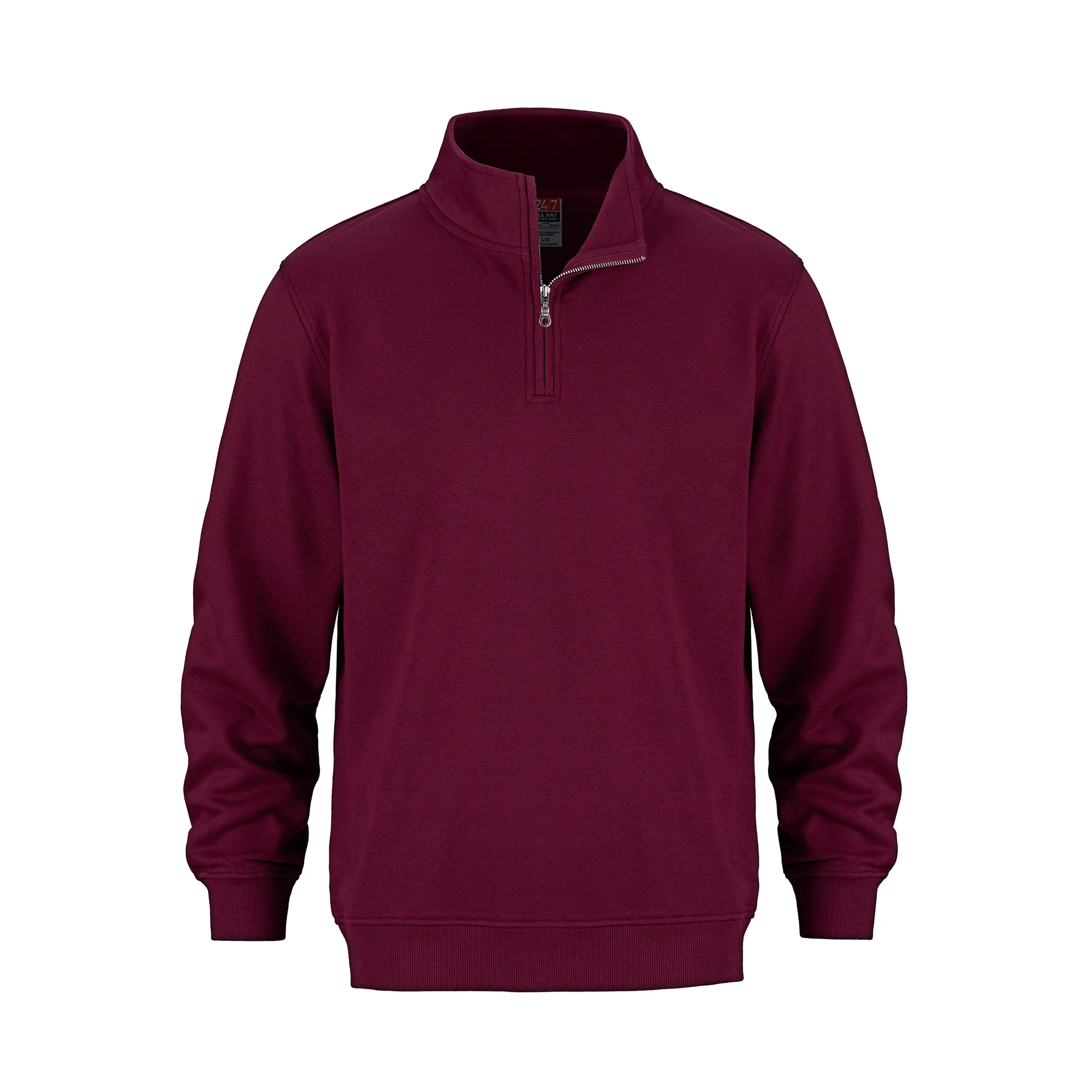 Adult 1/4 Zip Sweatshirt-CSW - Color Image 1